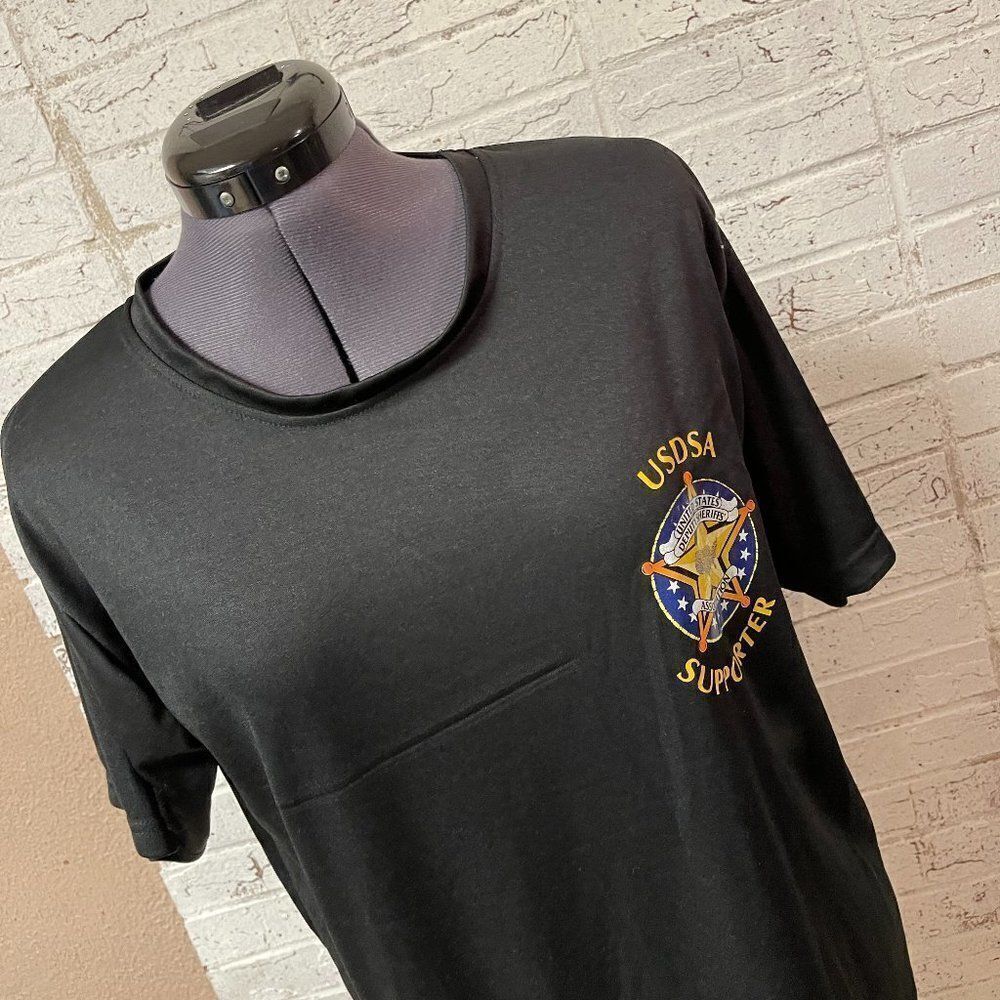 USDA Sheriff's Assoc. Athletic workout shirt L